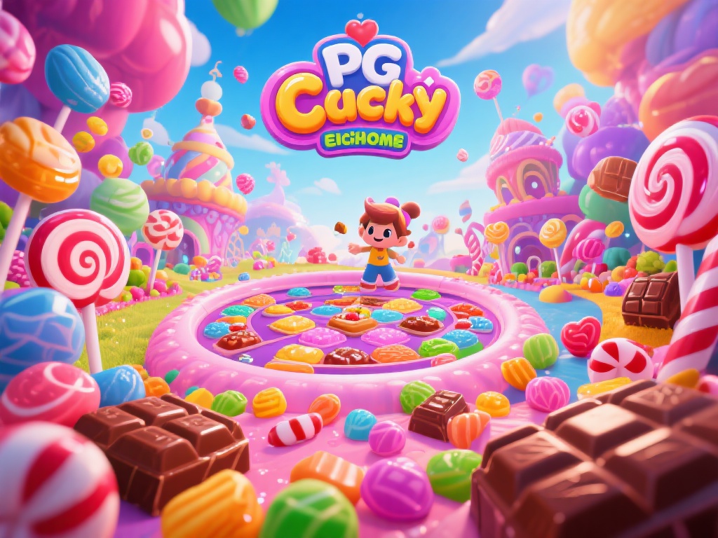 想象一下，你置身于一个五彩斑斓的世界，周围环绕着甜